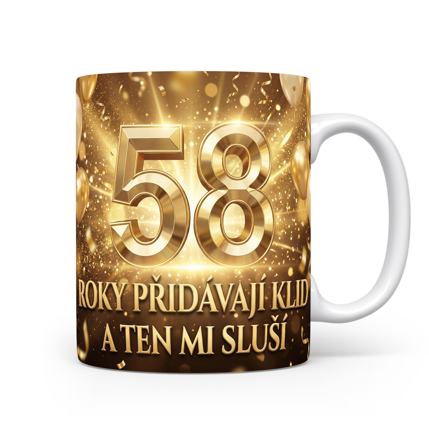 Narozeninový hrnek s číslem 58