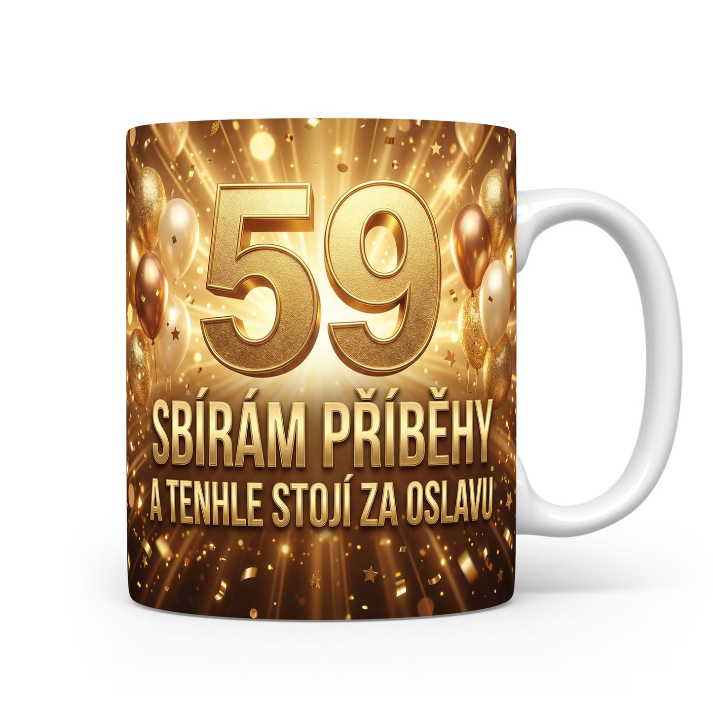 Hrnček s nápisem k 59. narozeninám