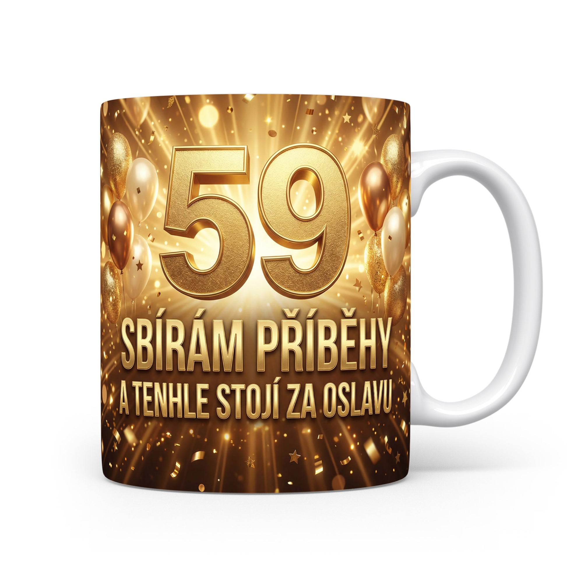 Hrnček s nápisem k 59. narozeninám