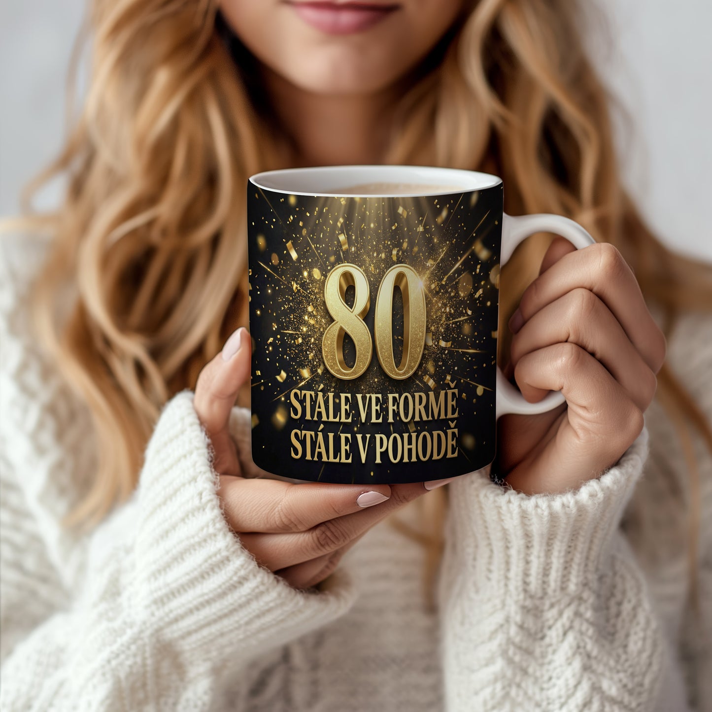 Narozeninový hrnek 80 let – STÁLE VE FORMĚ STÁLE V POHODĚ