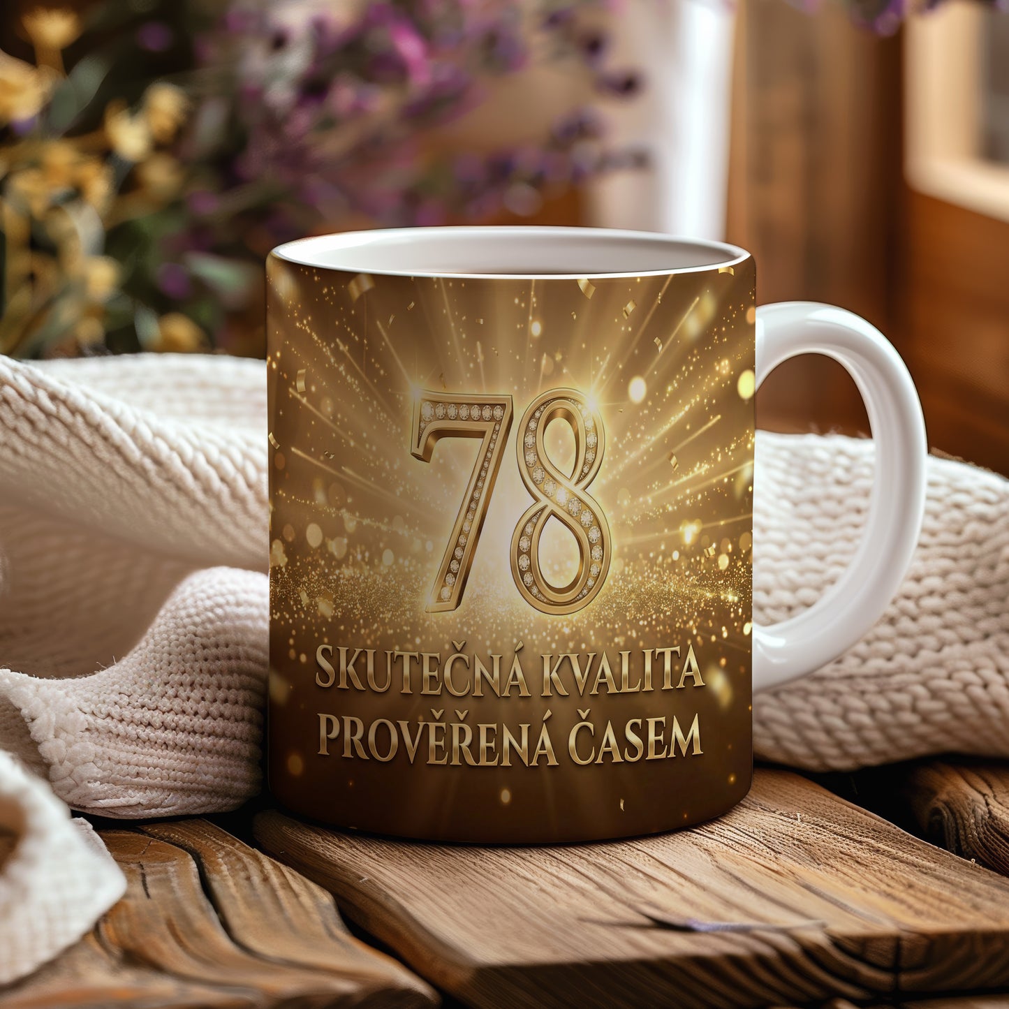 Narozeninový hrnek 78 let – SKUTEČNÁ KVALITA PROVĚŘENÁ ČASEM