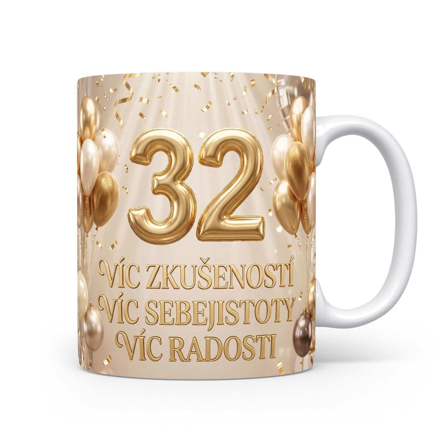 Narozeninový hrnek s číslem 32