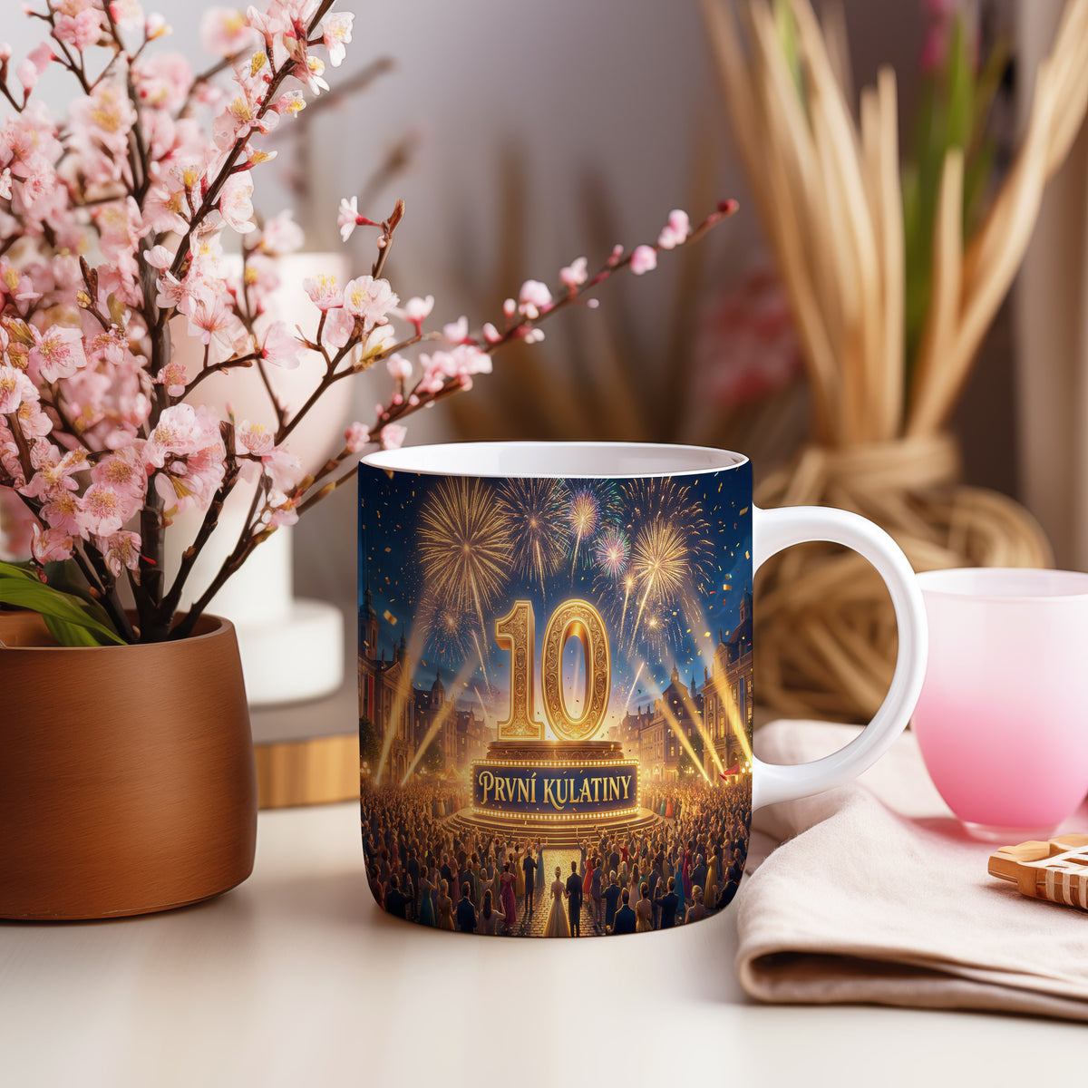 Narozeninový hrnek 10 let – První kulatiny