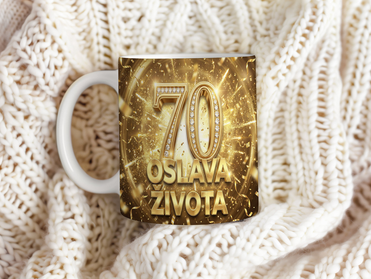 Narozeninový hrnek 70 let – OSLAVA ŽIVOTA
