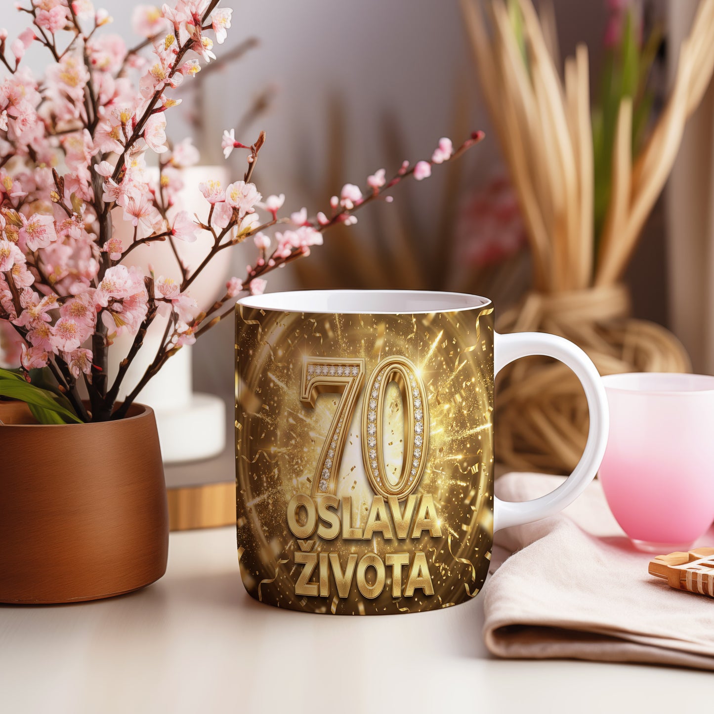 Narozeninový hrnek 70 let – OSLAVA ŽIVOTA