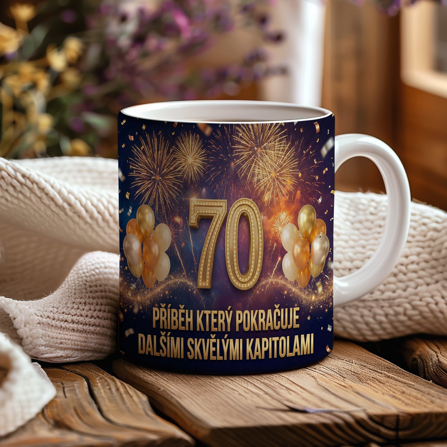 Narozeninový hrnek 70 let – PŘÍBĚH KTERÝ POKRAČUJE DALŠÍMI SKVĚLÝMI KAPITOLAMI