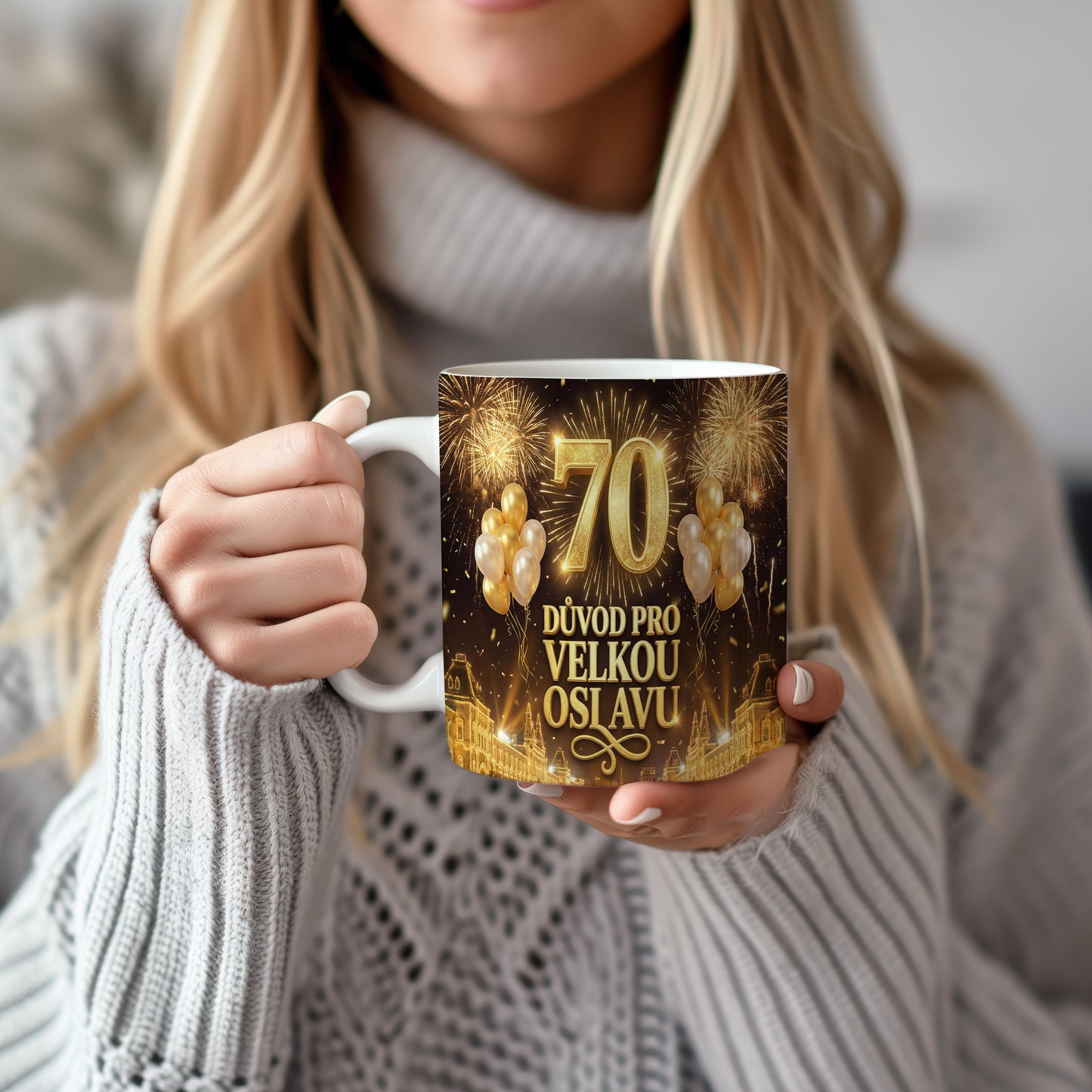 Narozeninový hrnek 70 let – DŮVOD PRO VELKOU OSLAVU