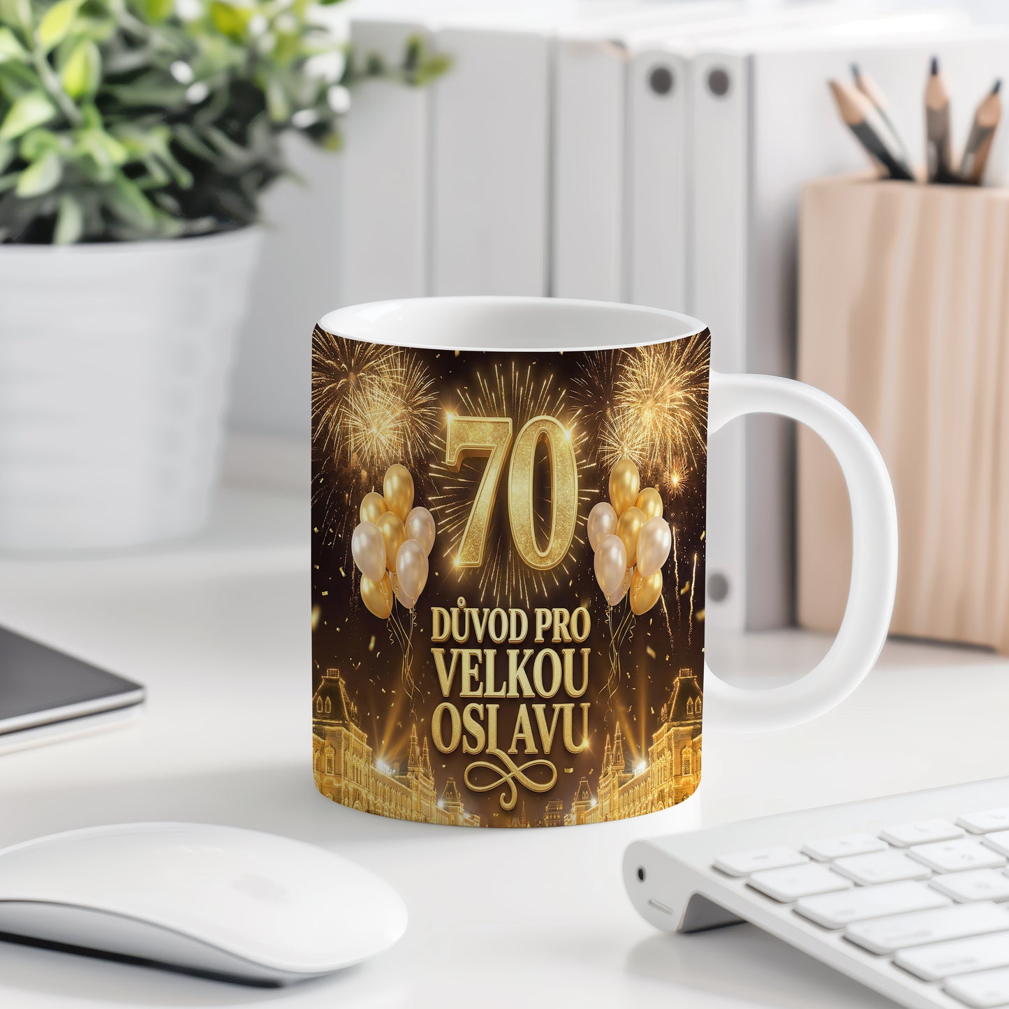 Narozeninový hrnek 70 let – DŮVOD PRO VELKOU OSLAVU