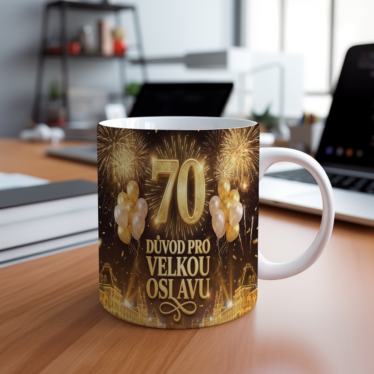 Narozeninový hrnek 70 let – DŮVOD PRO VELKOU OSLAVU