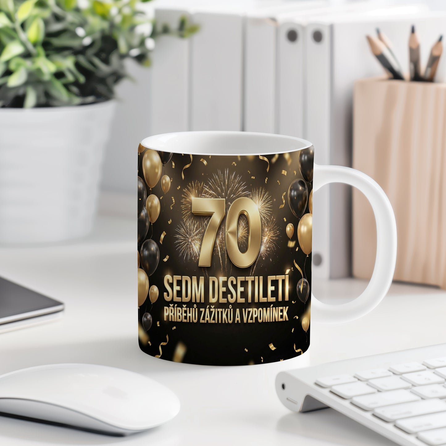 Narozeninový hrnek 70 let – SEDM DESETILETÍ PŘÍBĚHŮ ZÁŽITKŮ A VZPOMÍNEK