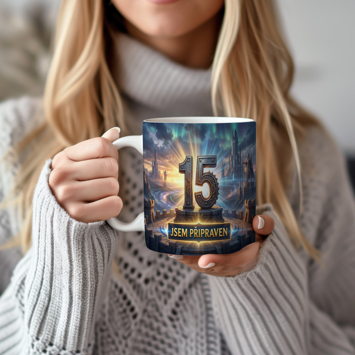 Narozeninový hrnek 15 let – JSEM PŘIPRAVEN