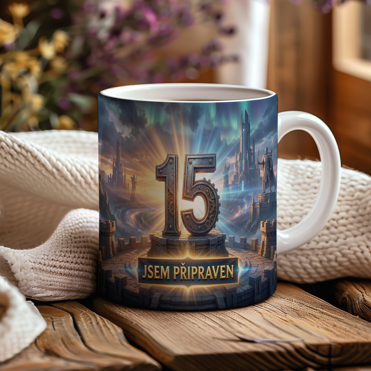Narozeninový hrnek 15 let – JSEM PŘIPRAVEN