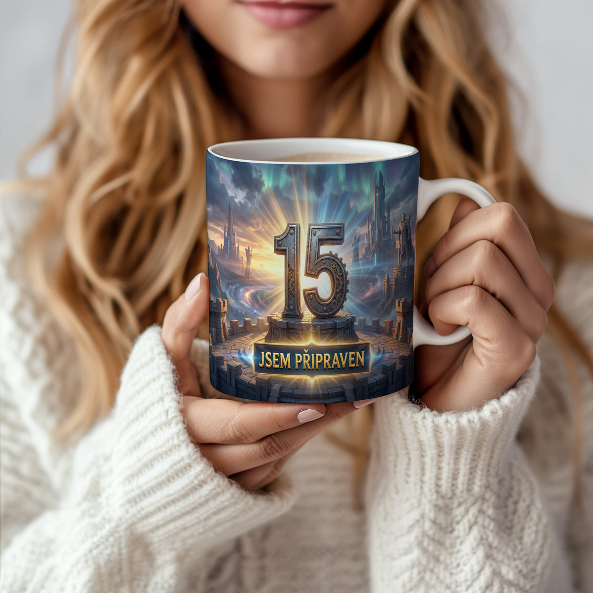 Narozeninový hrnek 15 let – JSEM PŘIPRAVEN