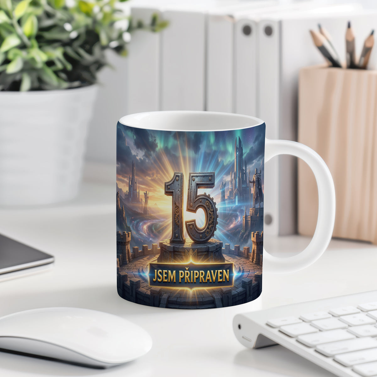 Narozeninový hrnek 15 let – JSEM PŘIPRAVEN