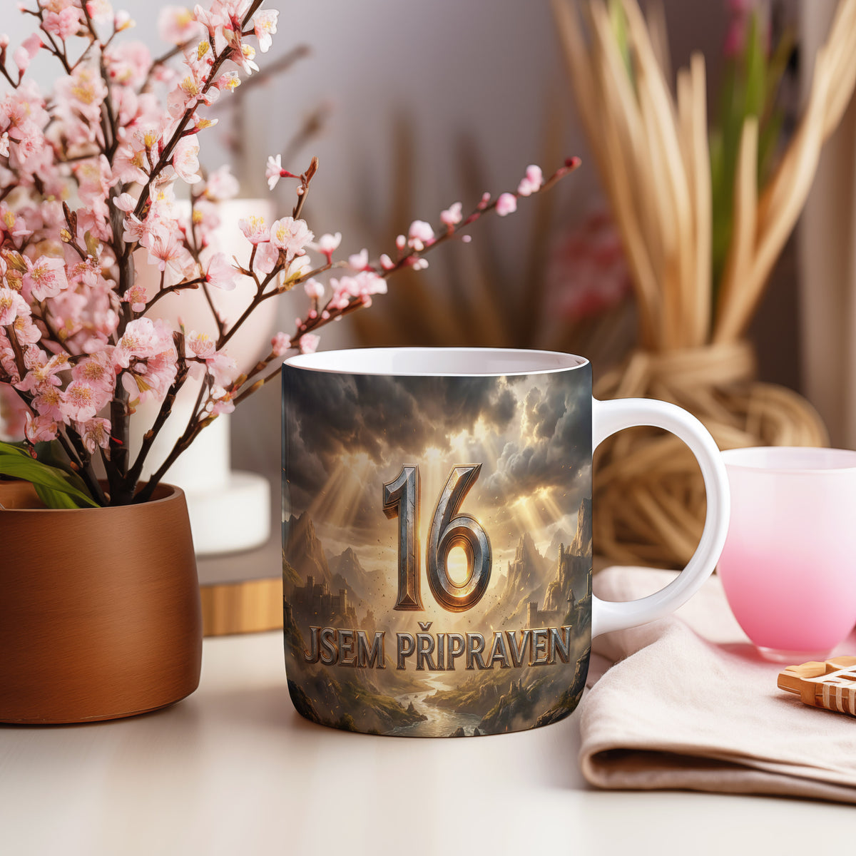 Narozeninový hrnek 16 let – JSEM PŘIPRAVEN