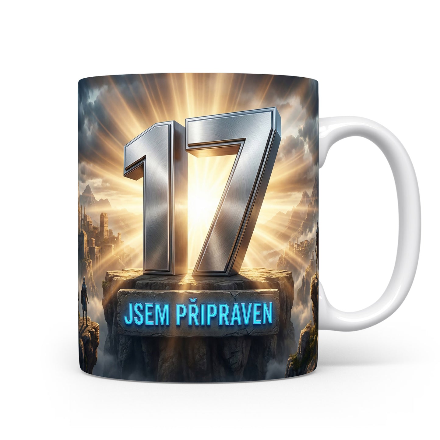Hrnček s nápisem JSEM PŘIPRAVEN