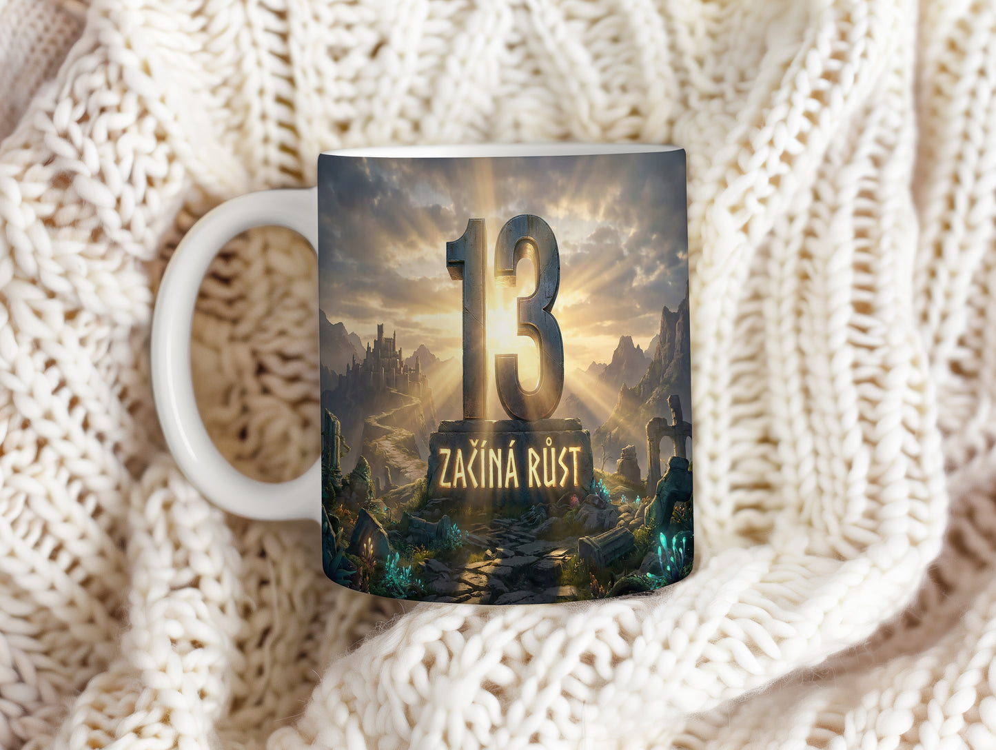 Narozeninový hrnek 13 let – ZAČÍNÁ RŮST