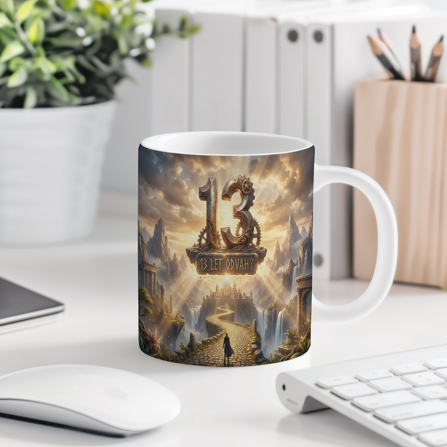 Narozeninový hrnek 13 let – 13 LET ODVAHY