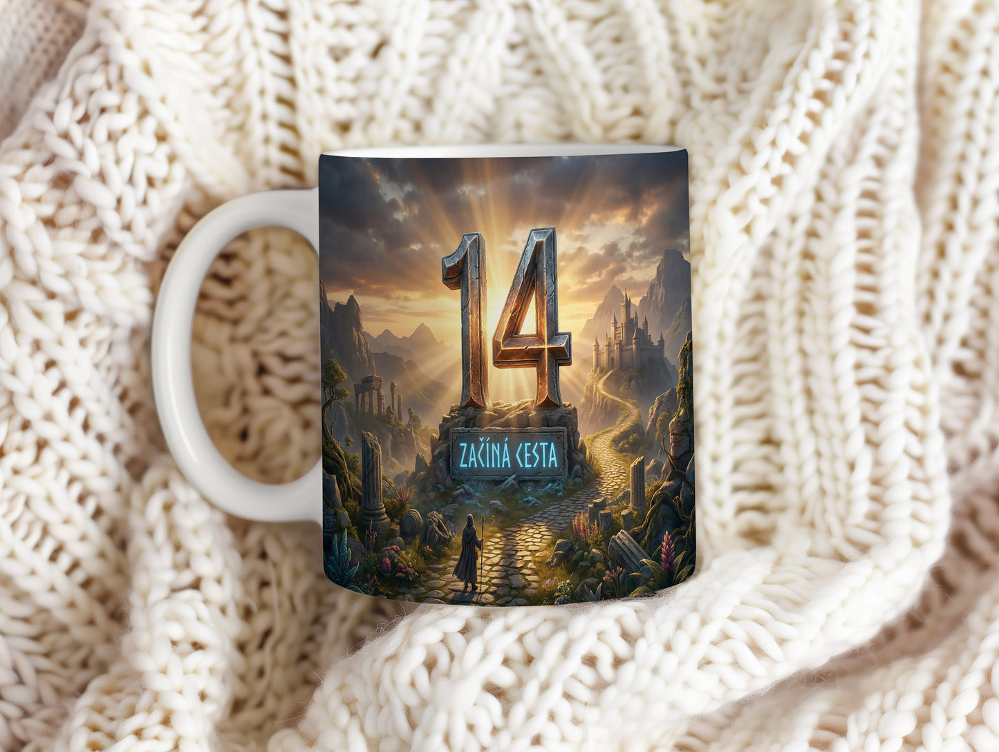 Narozeninový hrnek 14 let – ZAČÍNÁ CESTA