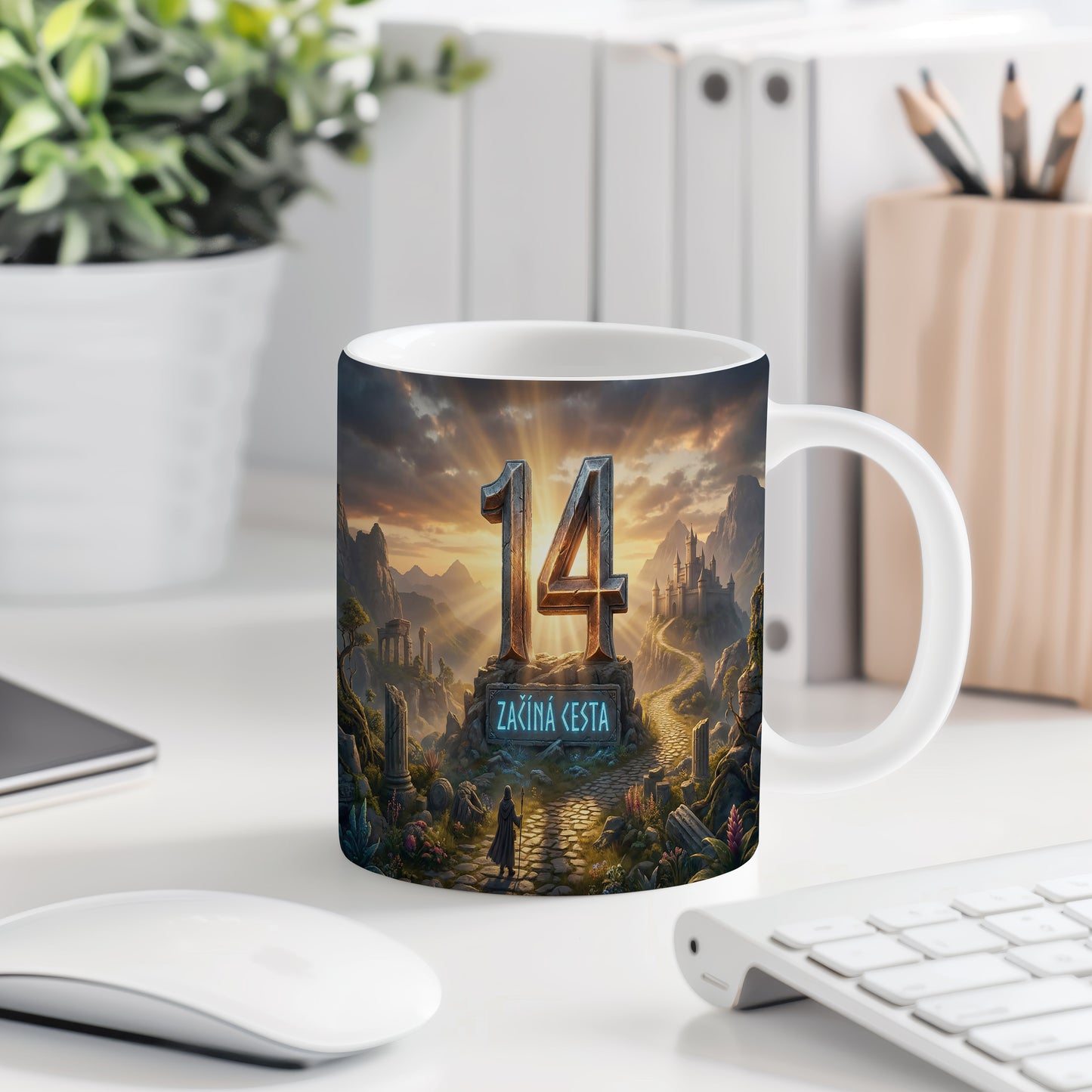 Narozeninový hrnek 14 let – ZAČÍNÁ CESTA