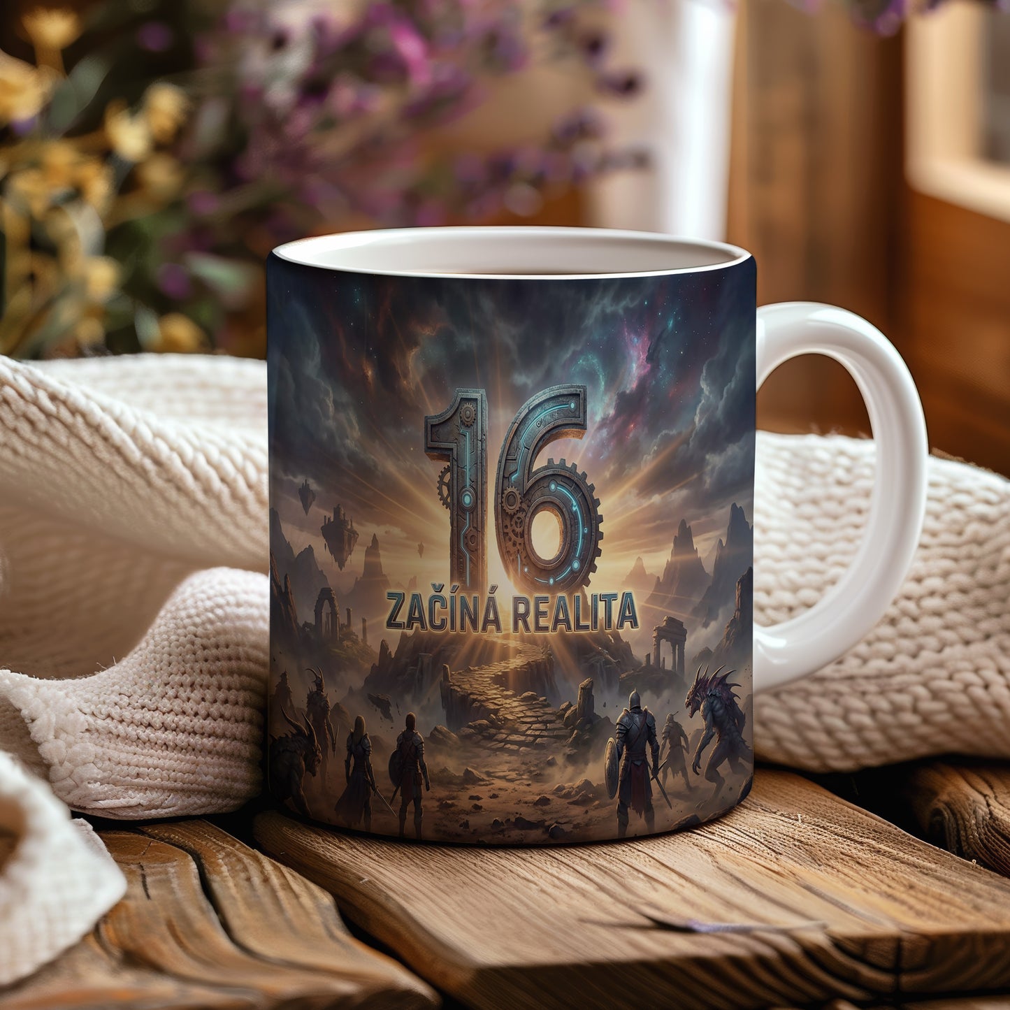 Narozeninový hrnek 16 let – ZAČÍNÁ REALITA