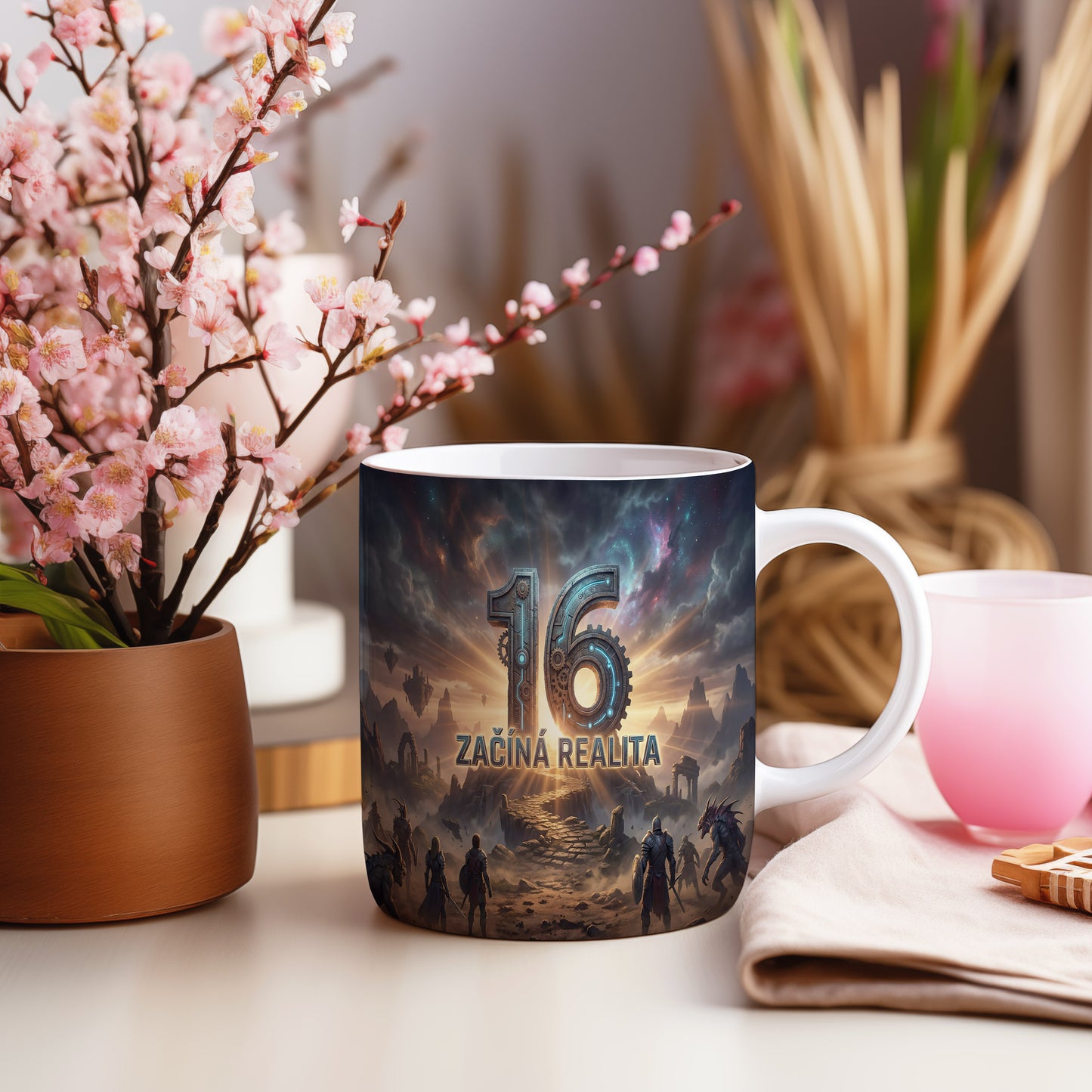 Narozeninový hrnek 16 let – ZAČÍNÁ REALITA