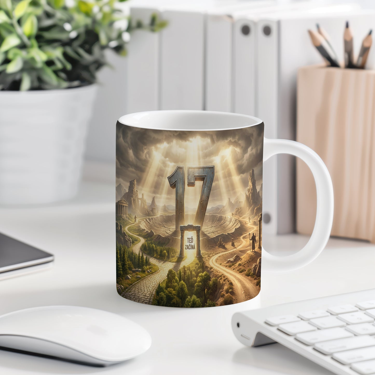 Narozeninový hrnek 17 let – TEĎ ZAČÍNÁ