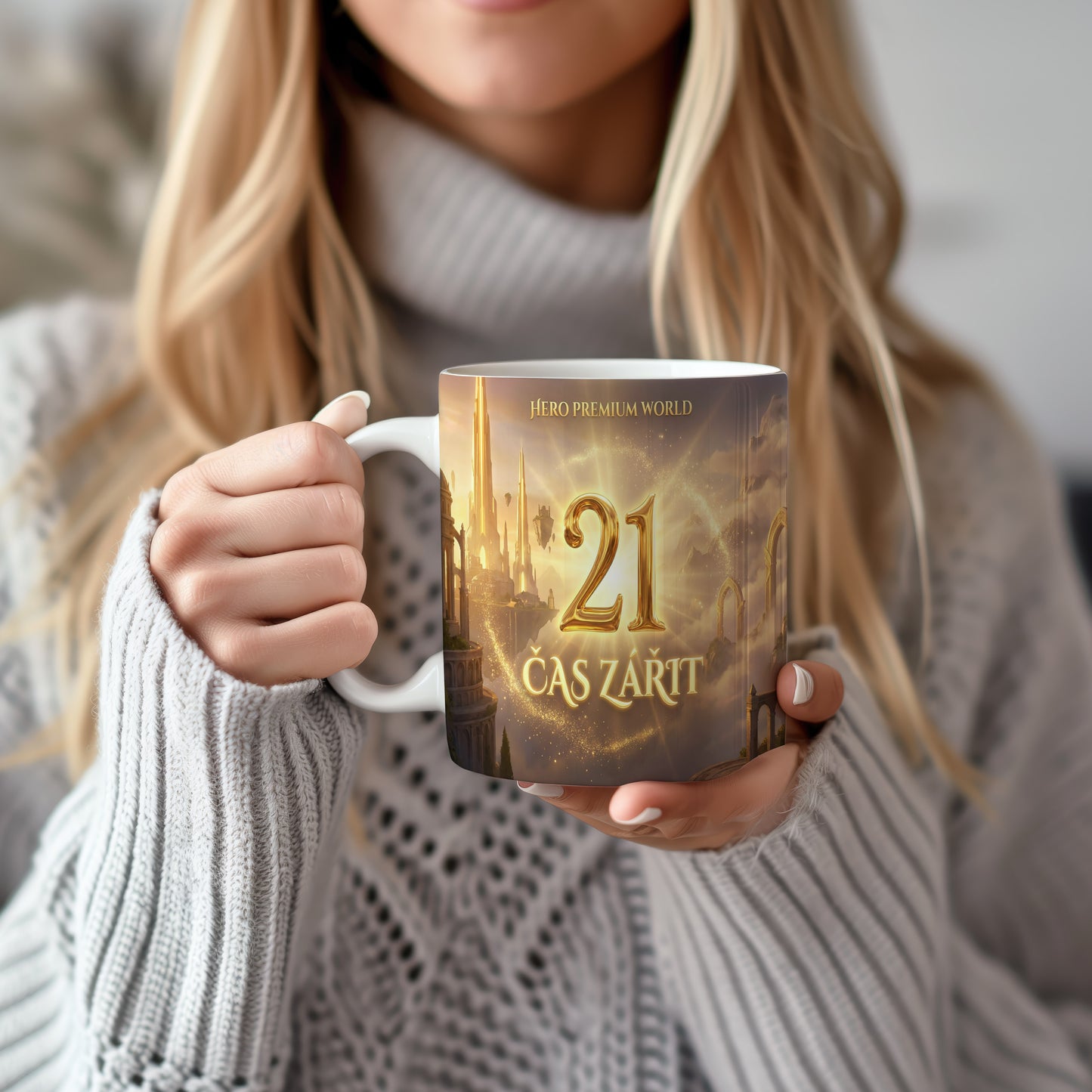 Narozeninový hrnek 21 let – ČAS ZÁŘIT