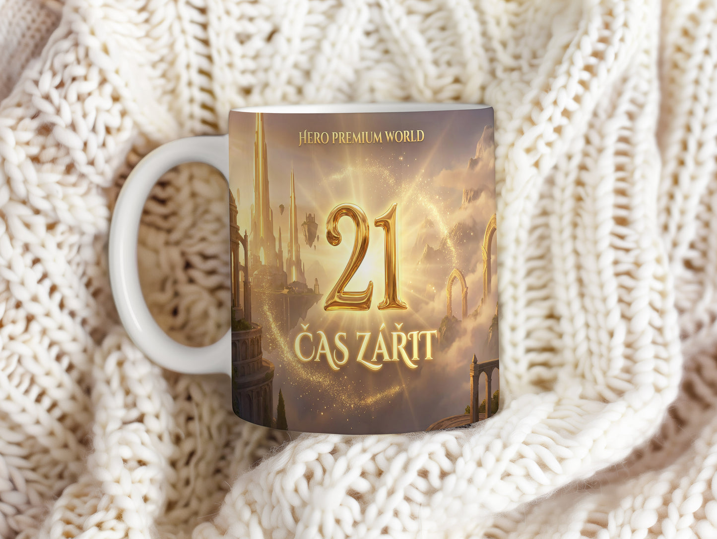 Narozeninový hrnek 21 let – ČAS ZÁŘIT