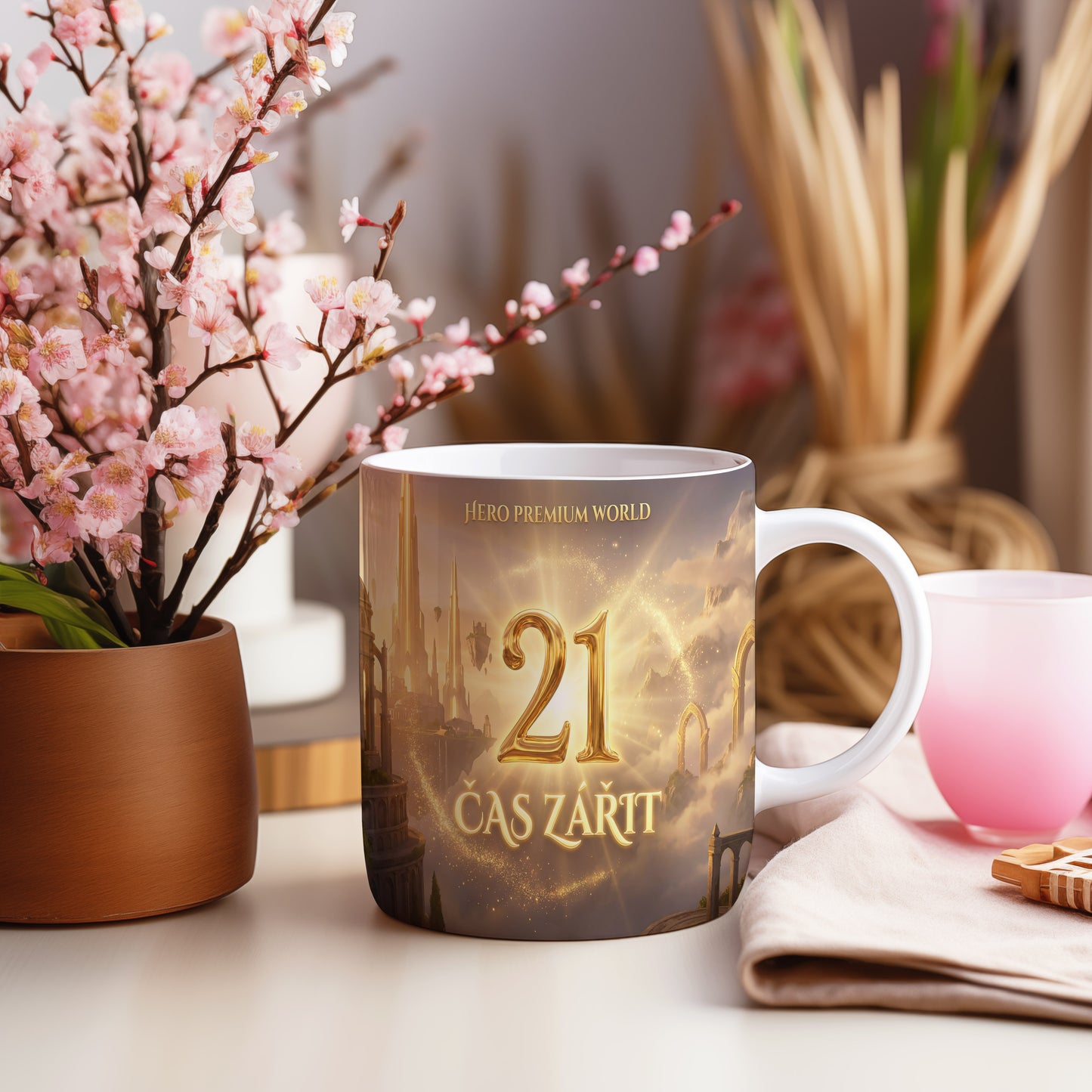 Narozeninový hrnek 21 let – ČAS ZÁŘIT