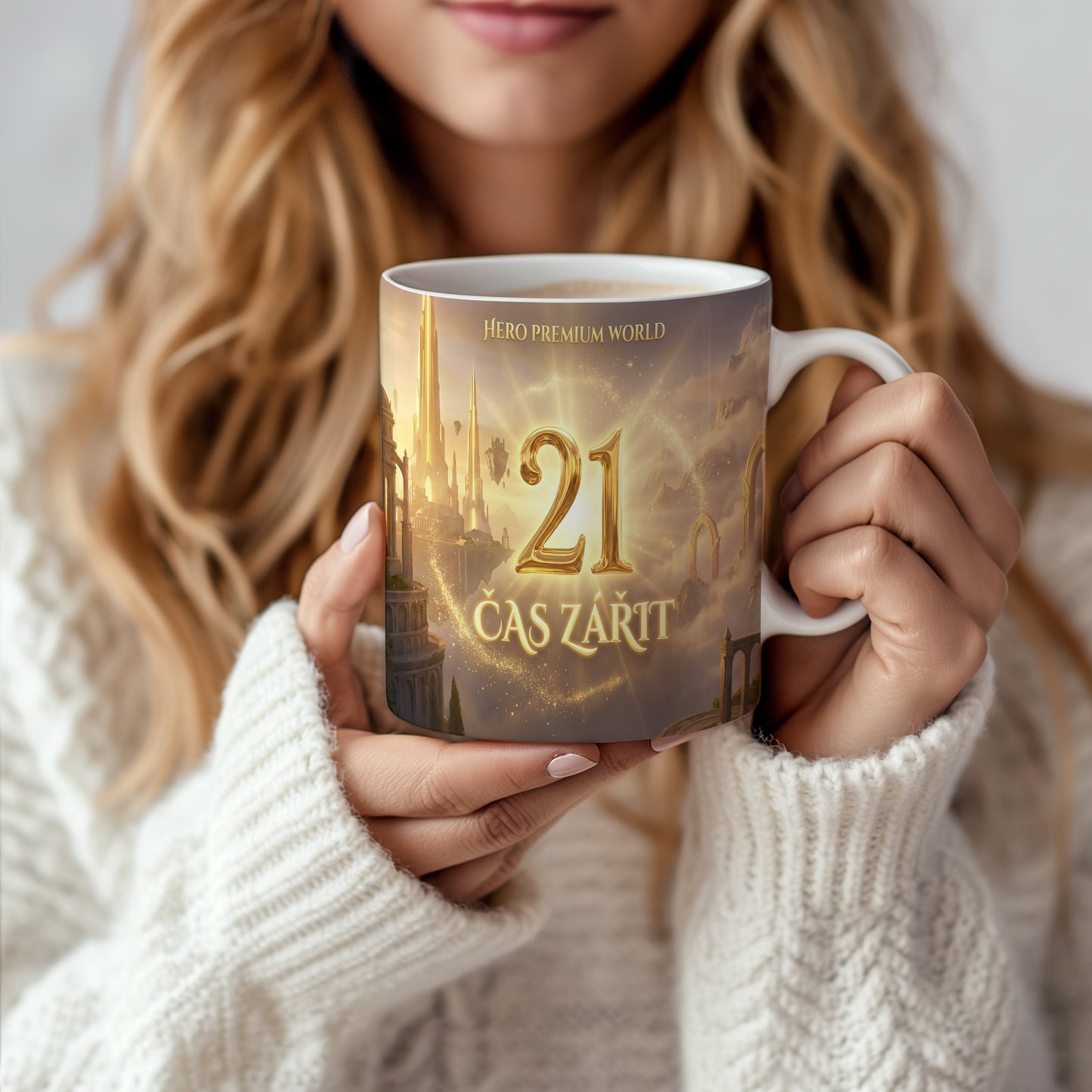 Narozeninový hrnek 21 let – ČAS ZÁŘIT