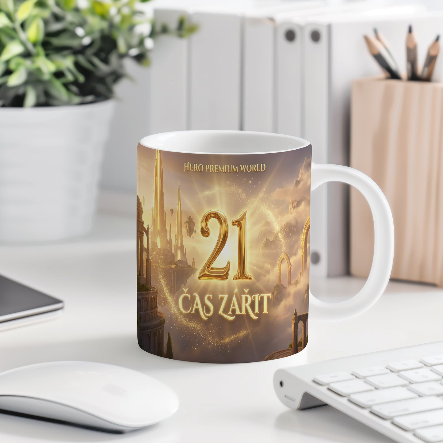 Narozeninový hrnek 21 let – ČAS ZÁŘIT