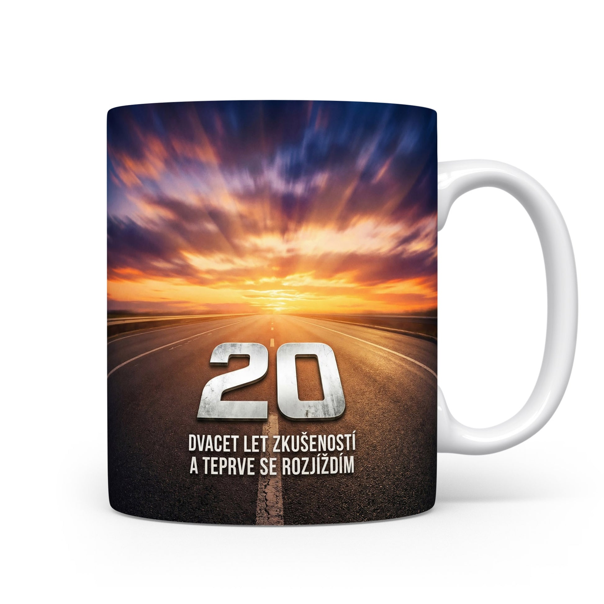 Hrnček s nápisem k 20. narozeninám