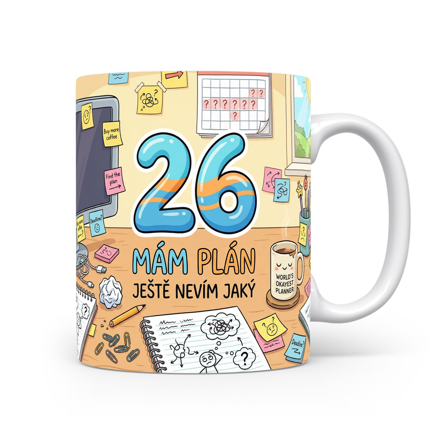 Narozeninový hrnek s číslem 26
