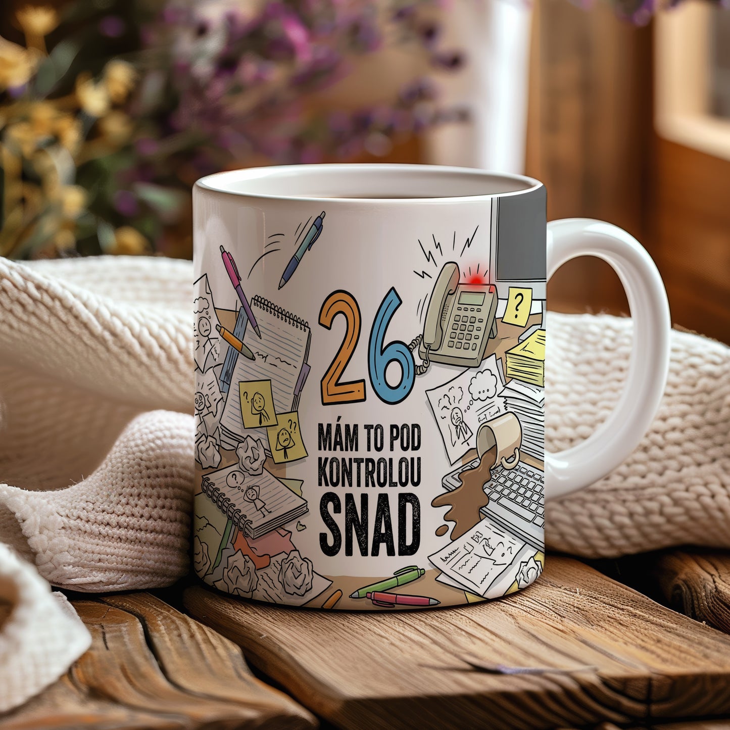 Narozeninový hrnek 26 let – MÁM TO POD KONTROLOU SNAD
