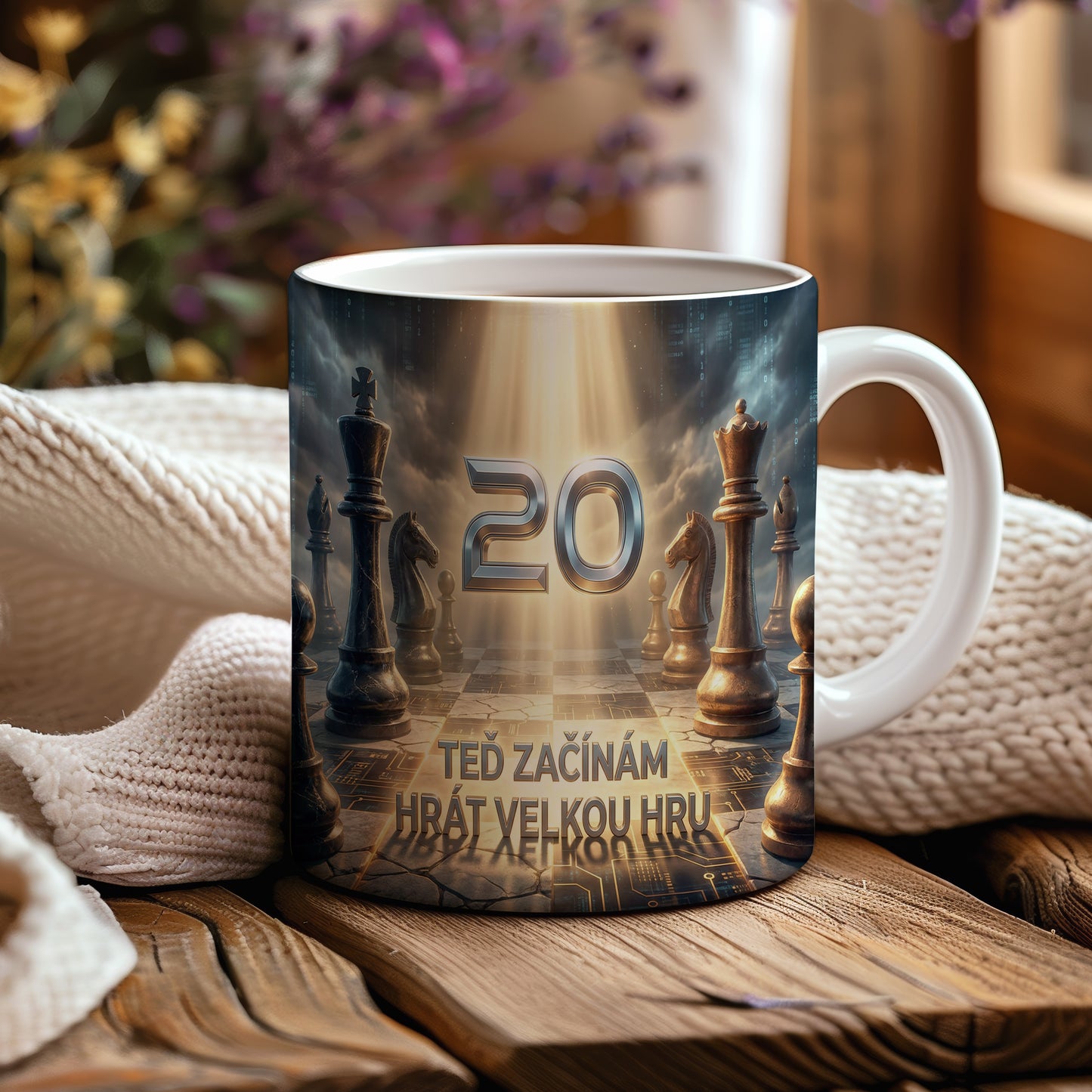Narozeninový hrnek 20 let – TEĎ ZAČÍNÁM HRÁT VELKOU HRU
