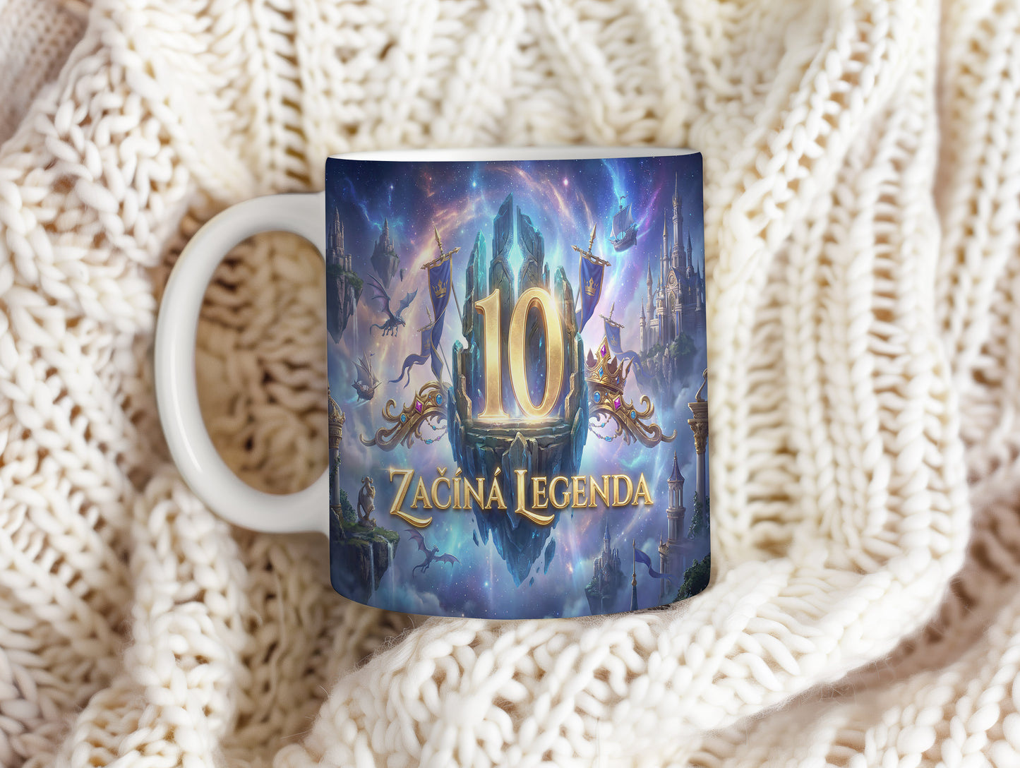 Narozeninový hrnek 10 let – ZAČÍNÁ LEGENDA