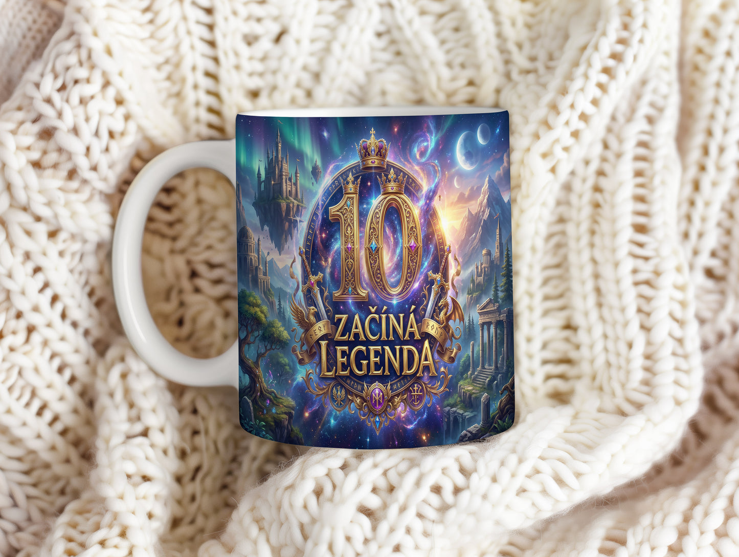 Narozeninový hrnek 10 let – ZAČÍNÁ LEGENDA