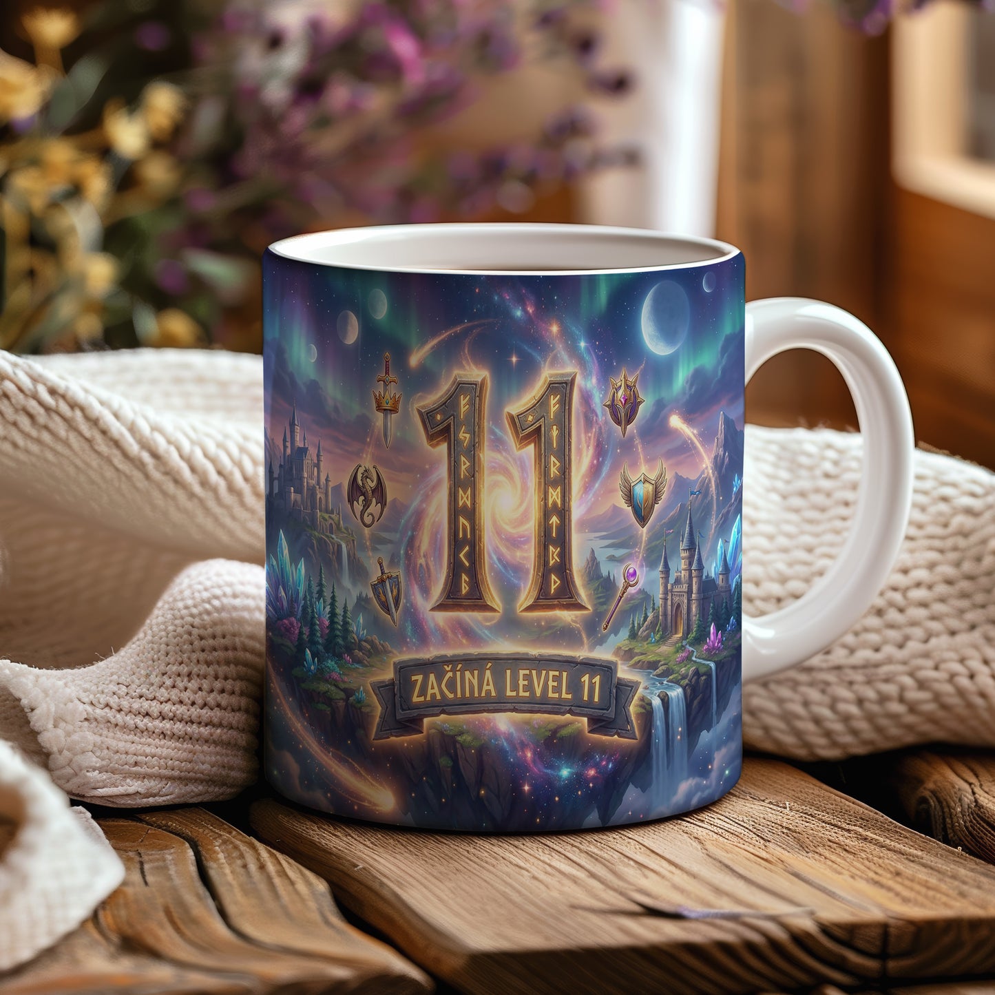 Narozeninový hrnek 11 let – ZAČÍNÁ LEVEL 11