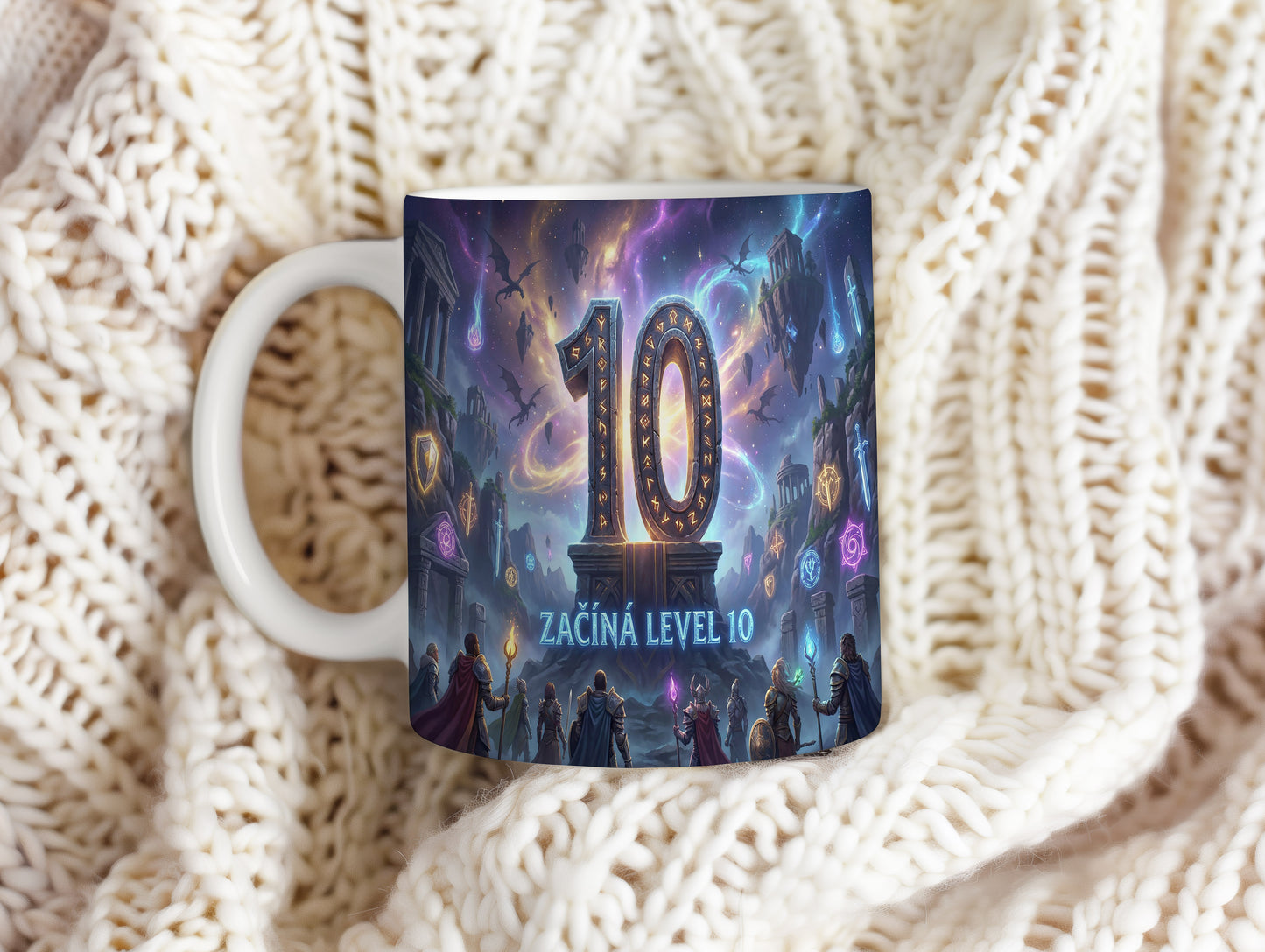 Narozeninový hrnek 10 let – ZAČÍNÁ LEVEL 10