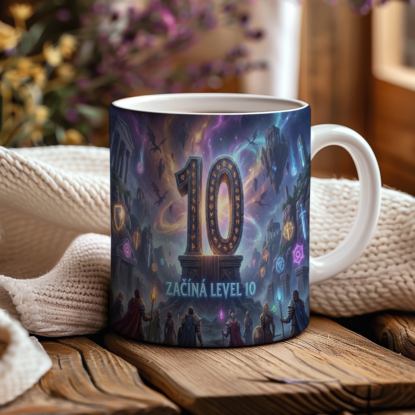 Narozeninový hrnek 10 let – ZAČÍNÁ LEVEL 10