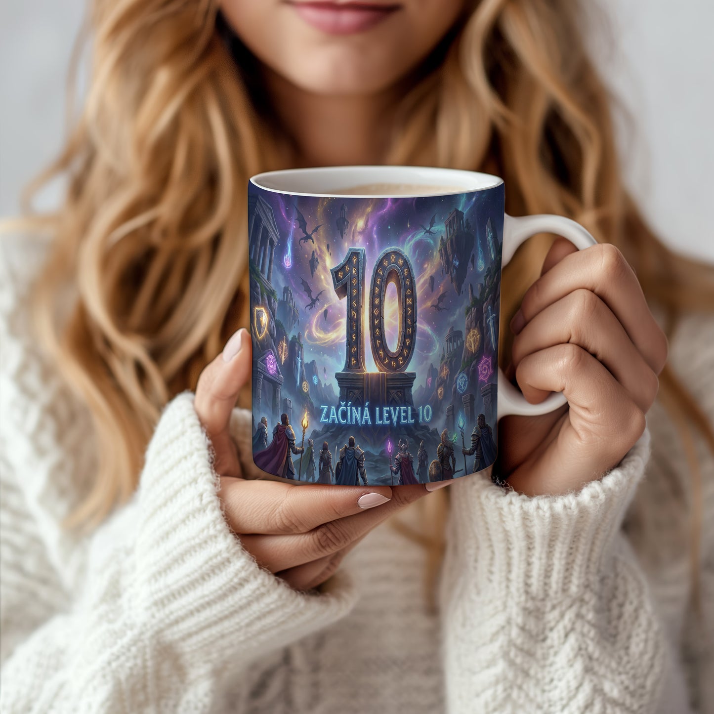 Narozeninový hrnek 10 let – ZAČÍNÁ LEVEL 10