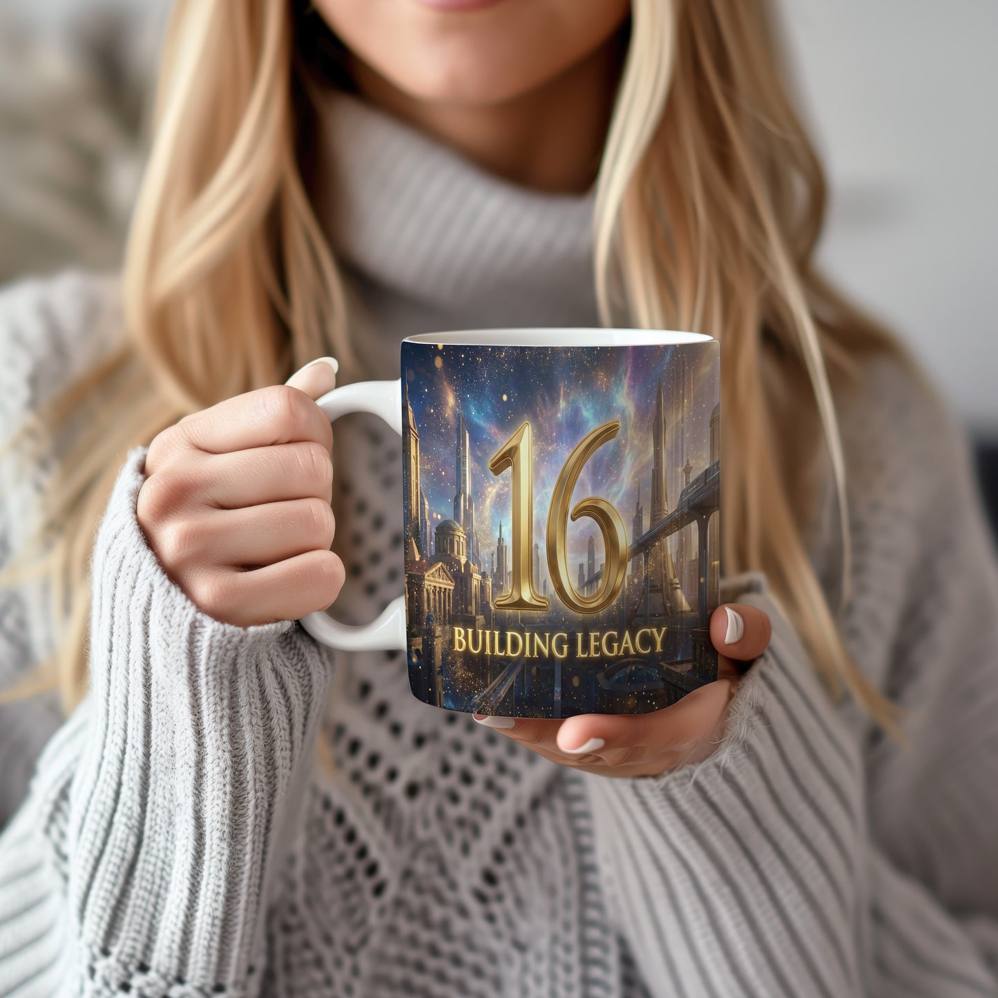 Narozeninový hrnek 16 let – BUILDING LEGACY