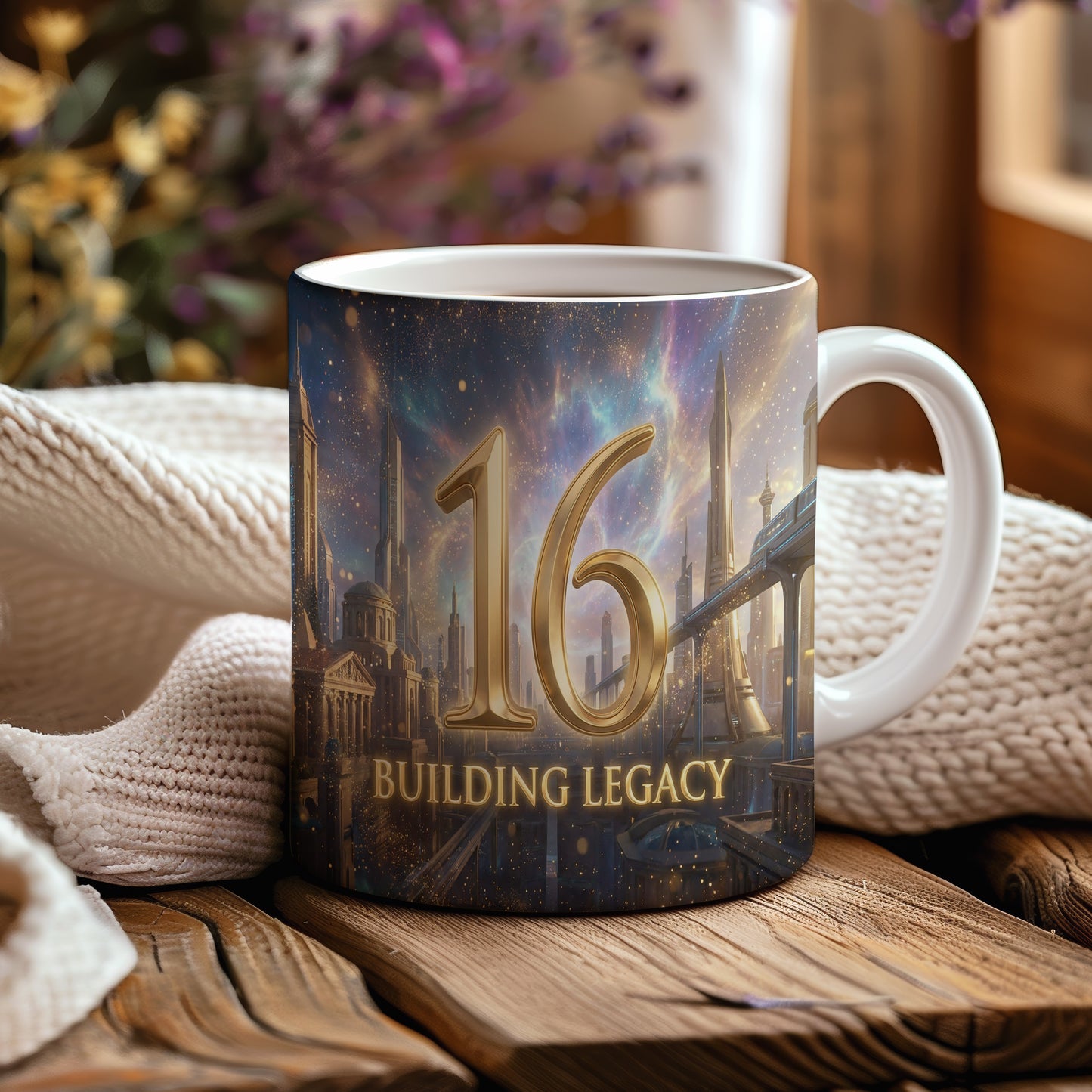 Narozeninový hrnek 16 let – BUILDING LEGACY