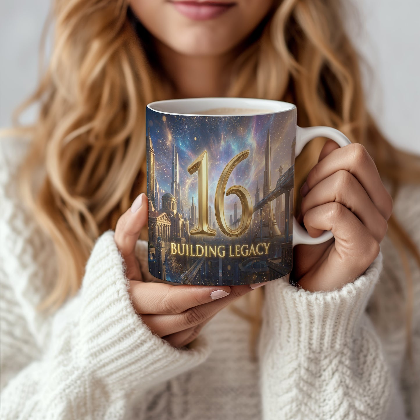 Narozeninový hrnek 16 let – BUILDING LEGACY