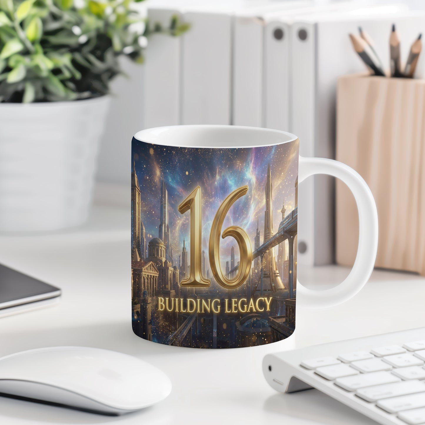 Narozeninový hrnek 16 let – BUILDING LEGACY