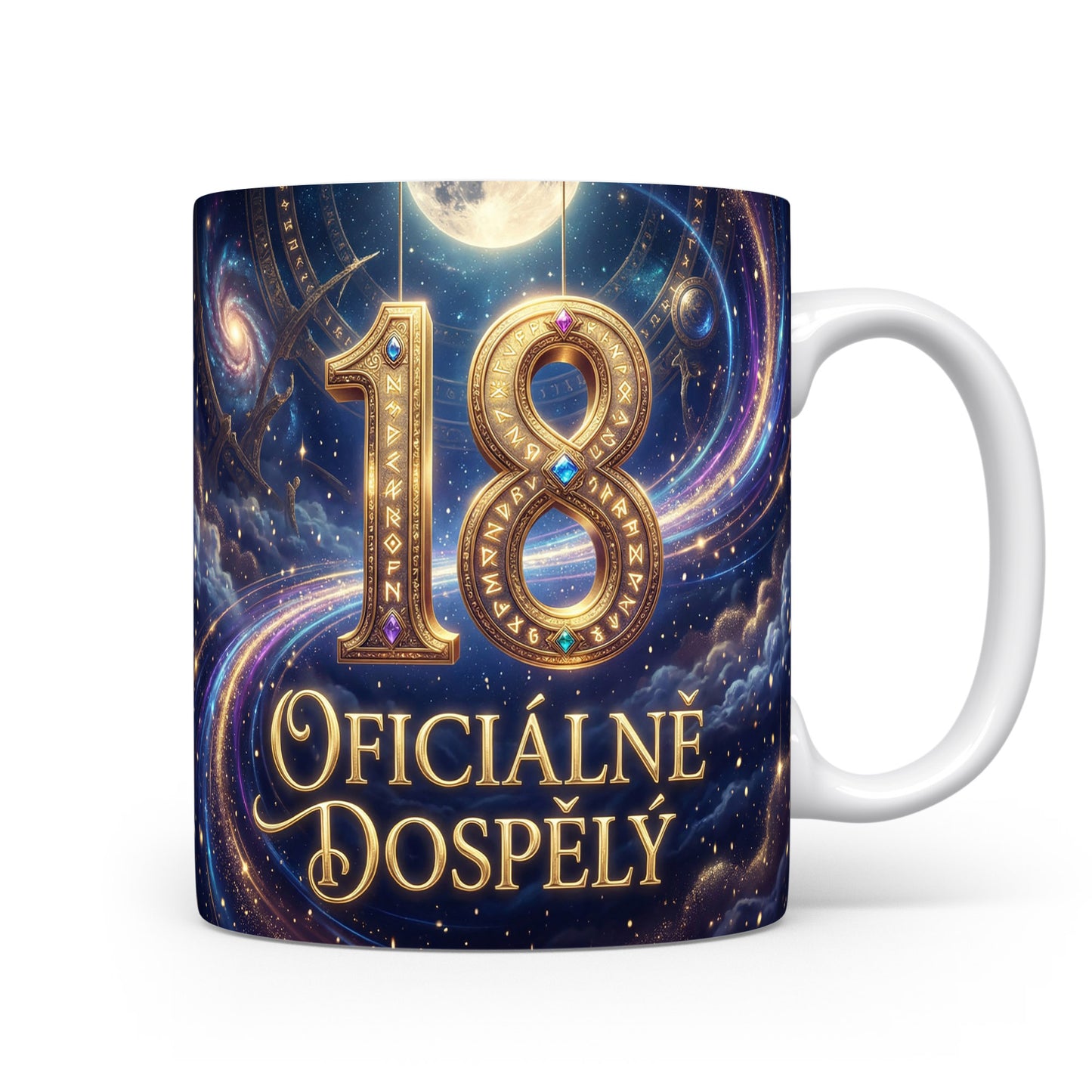 Hrnček s nápisem OFICIÁLNĚ DOSPĚLÝ