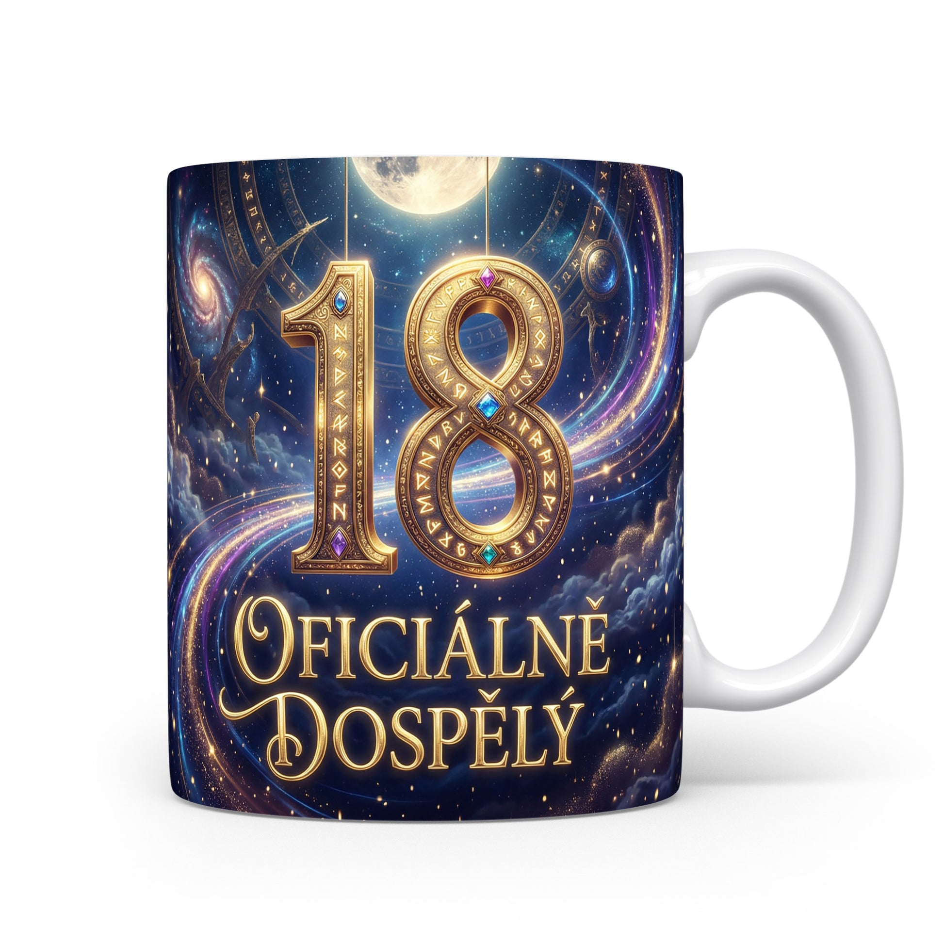 Hrnček s nápisem OFICIÁLNĚ DOSPĚLÝ