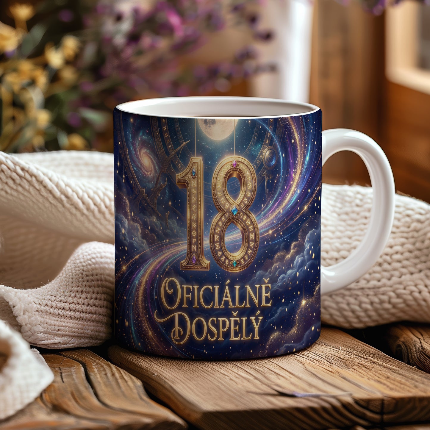 Narozeninový hrnek 18 let – OFICIÁLNĚ DOSPĚLÝ