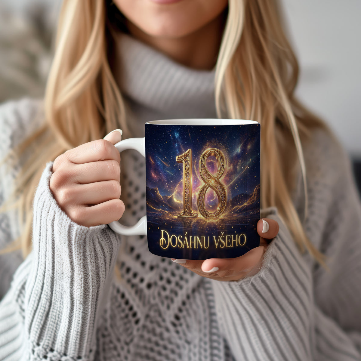 Narozeninový hrnek 18 let – Dosáhnu všeho